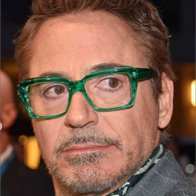Robert Downey Jr wearing Cecil in Jade